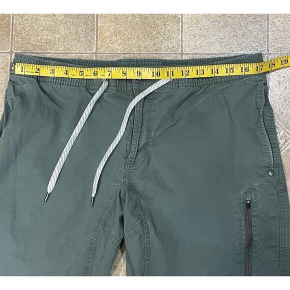Vuori Ripstop Drawstring Jogger Pants Climbing Olive Green Men’s Size X-Large - Picture 3 of 16
